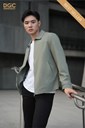 WAJKBD186M - XANH ĐÁ_3 Ảnh của Áo jacket cổ đức 2 lớp
